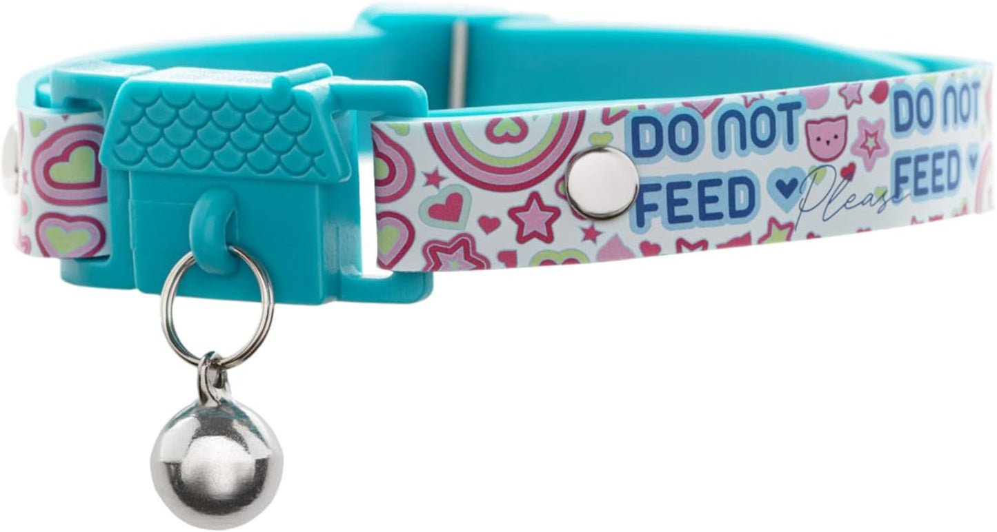 Tangerine Cat Collar with Bell. Breakaway Collar. Won'T Rub Fur. Lightweight, Soft & Comfy