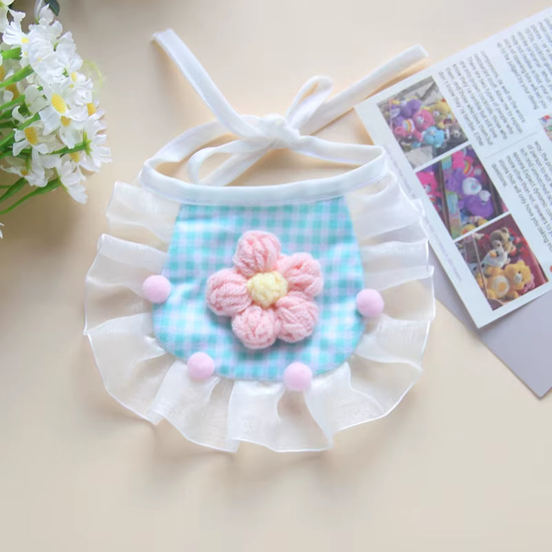 1Pc Pet Cat Bib Little Yellow Duck Pet Scarf Suitable for Small and Medium Dogs and Cats
