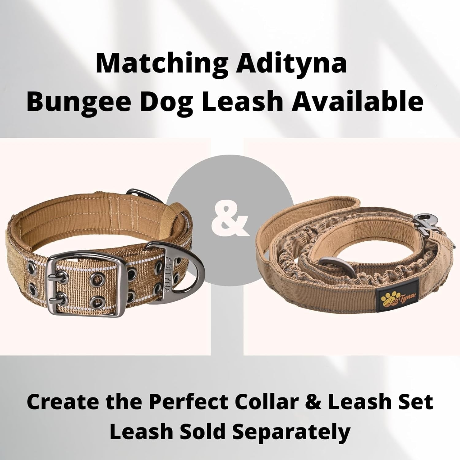 Heavy Duty Dog Collar for Large Dogs - Reflective Collar with Handle for Training, and Walking - Wide, Thick, Tactical, Soft Neoprene Padded