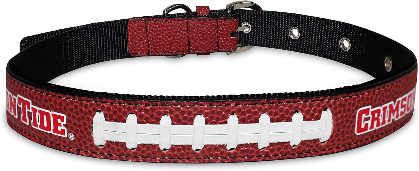 Best Dog Collar. New NCAA Signature PRO Pvc-Leather Premium PET Collars. Extra Tough & Durable! Super Stylish! 50+ Football Teams, 3