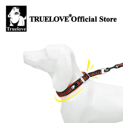 P-Chain Nylon Pet Collar Adjustable Reflective SBR Neoprene Pull-Resistant Explosion-Proof Dog and Cat Travel TLC5371
