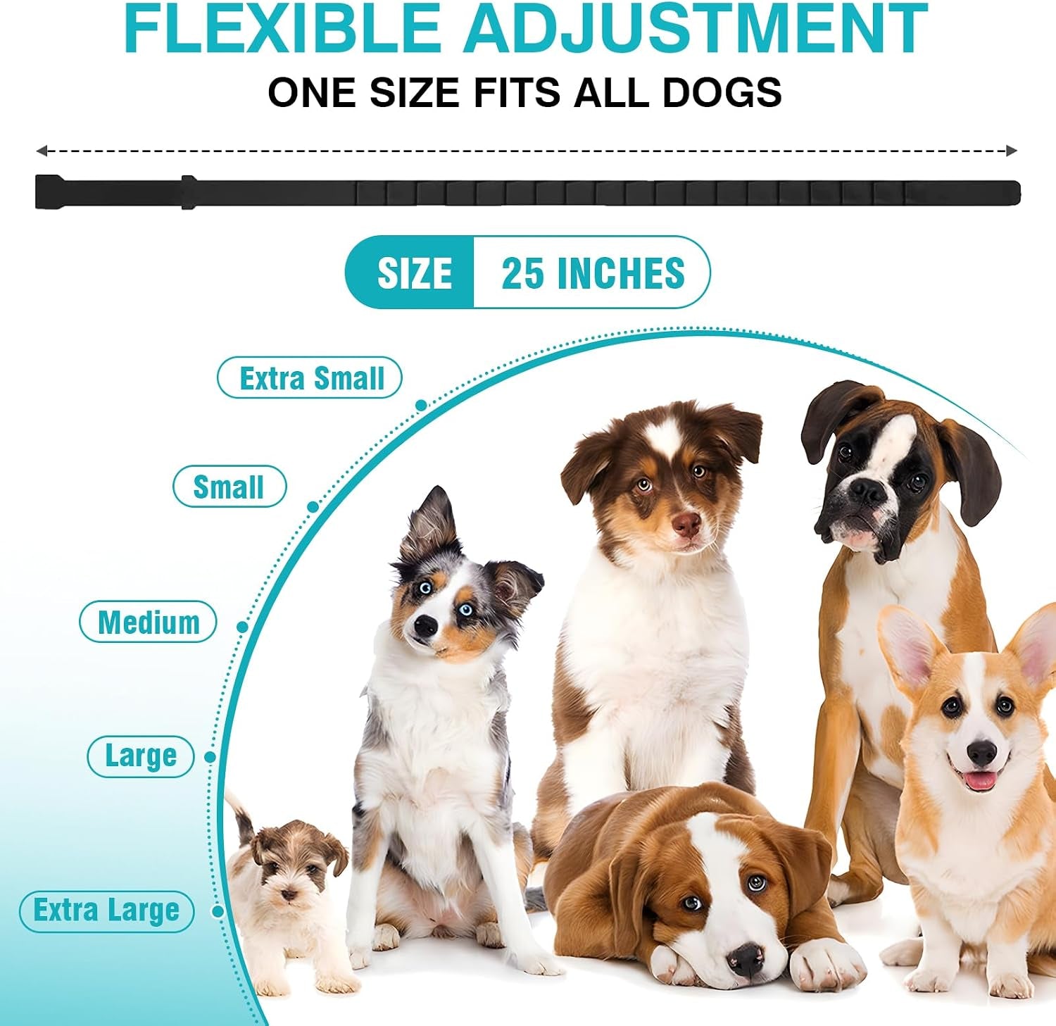 Ultimate 6-Pack Calming Dog Collars with Pheromones – 60 Days of Stress Relief for Small, Medium, and Large Dogs, Adjustable & Waterproof