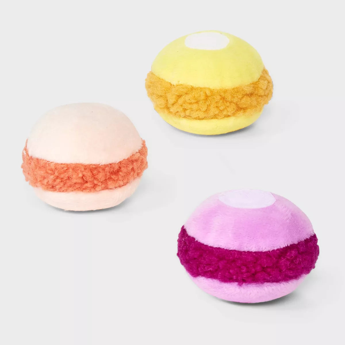 Macaron Pull-Apart Trio Cat Plush Toy Set - 3Pc - Boots & Barkley™