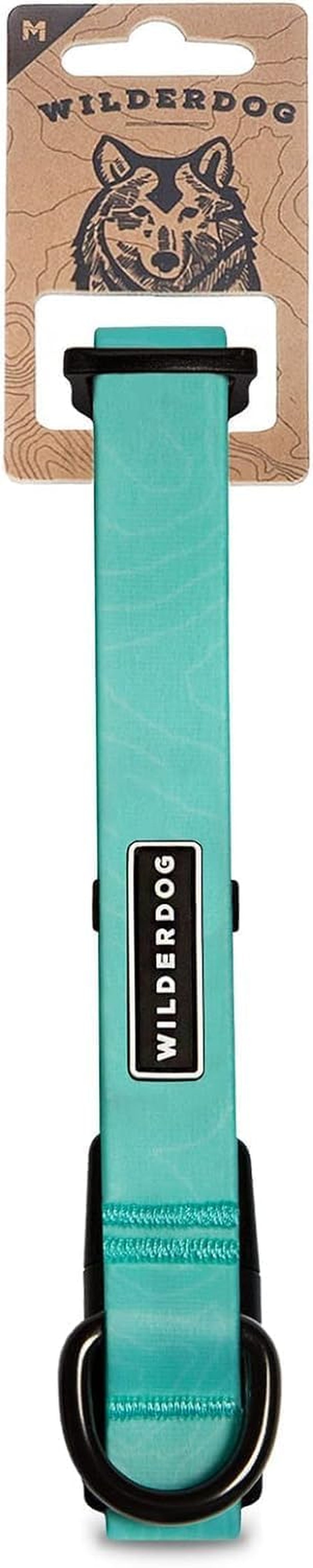 Waterproof Dog Collar - Repels Water & Dirt - Medium 13"-18" - Olive