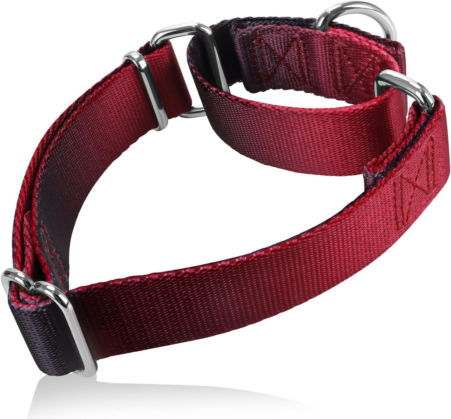 Martingale Dog Collar Colorful Gradient Fashionable - Anti-Escape Soft Durable Pets Collar for Walking Training Outdoor Daily Use -Medium,Turquoise Gradient