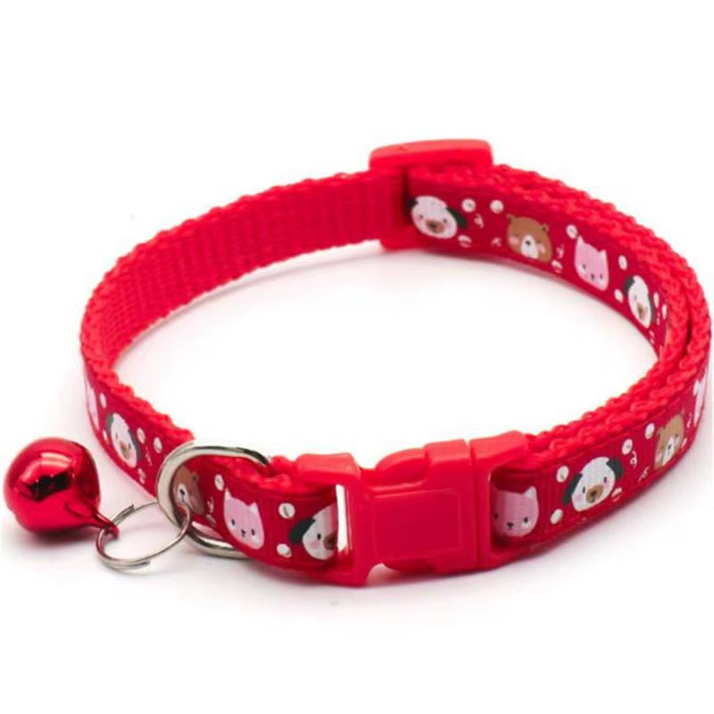 Pet Cat Dog Collar Easter Bunny Rabbit Cat Collar Buckle Necklace with Bell Collar for Cat Dog Pet Supplies Cat Accessories