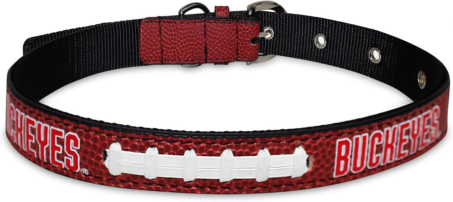 Best Dog Collar. New NCAA Signature PRO Pvc-Leather Premium PET Collars. Extra Tough & Durable! Super Stylish! 50+ Football Teams, 3