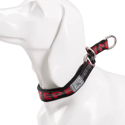 P Chain Pet Reflective Collar Nylon Best Neoprene Padded Half Choke Training Lightweight Washable Sports YC1852