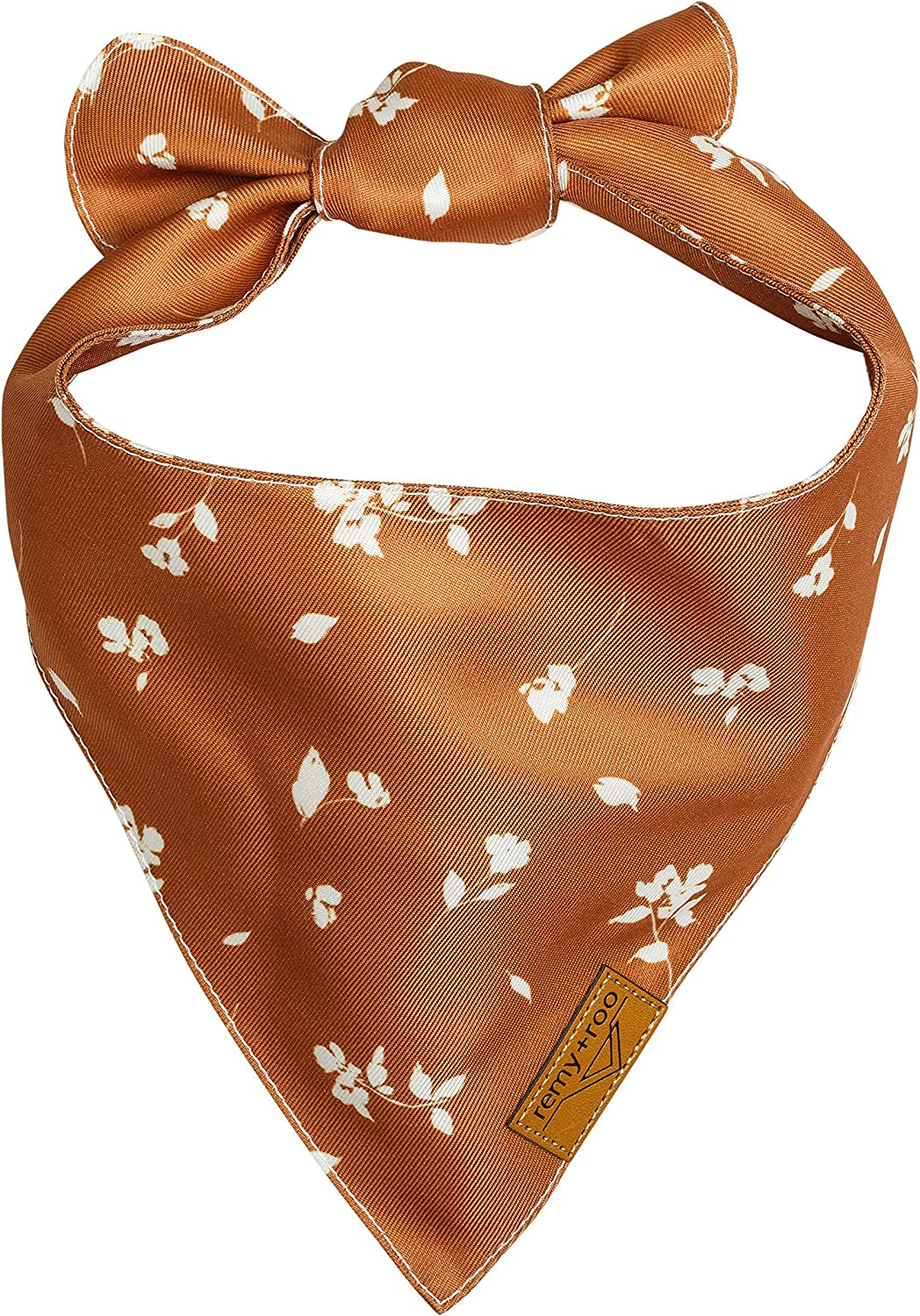 Small Spring Dog Bandanas - 4 Pack Emily Set | Premium Durable Adjustable Polyester Fabric Dog Scarfs | Patented Shape Girl Dog Bandana, Trendy Patterns, Floral Dog Bandana