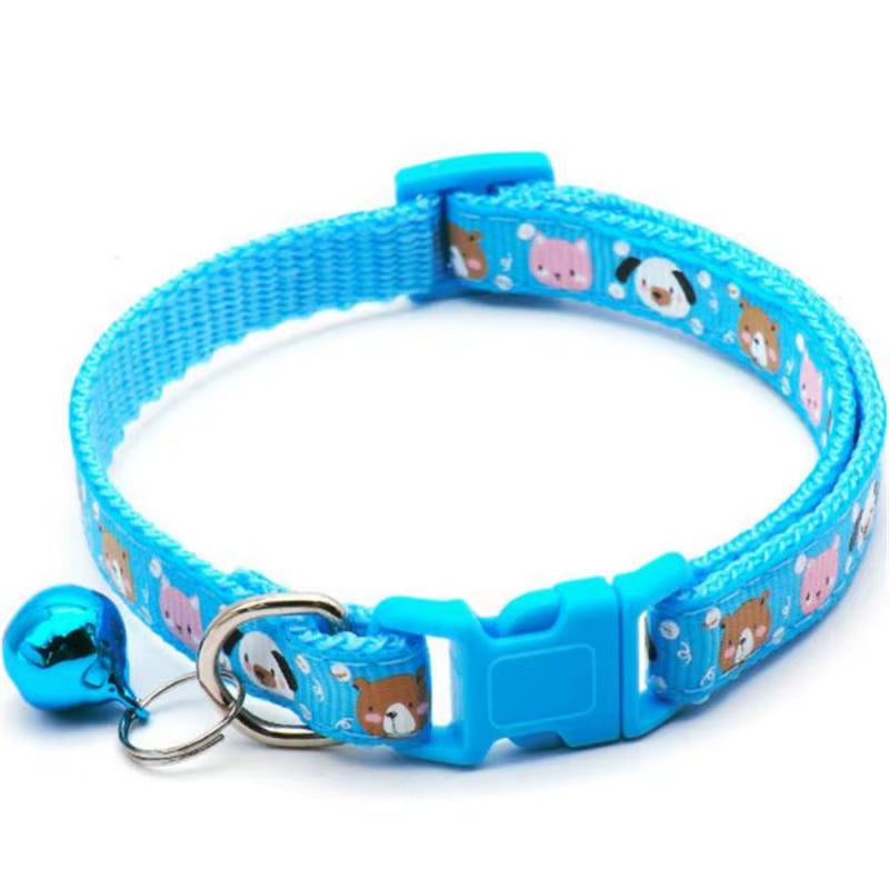 Pet Cat Dog Collar Easter Bunny Rabbit Cat Collar Buckle Necklace with Bell Collar for Cat Dog Pet Supplies Cat Accessories