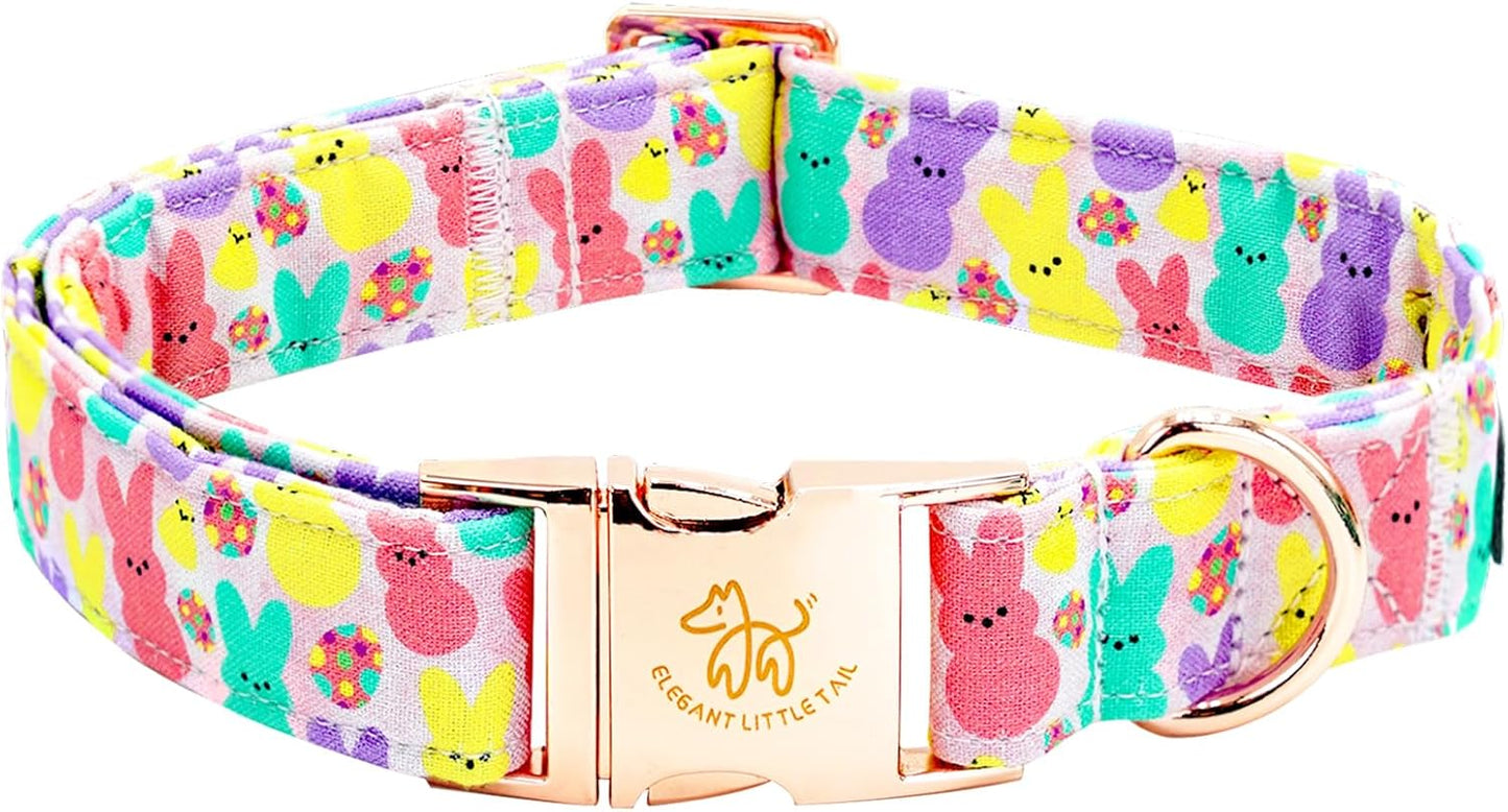 Dog Collar, Sunflower Pattern Pet Collar Durable Cute Dog Collars Summer Fall Female Pet Gift Adjustable Dog Collar for Medium Dogs