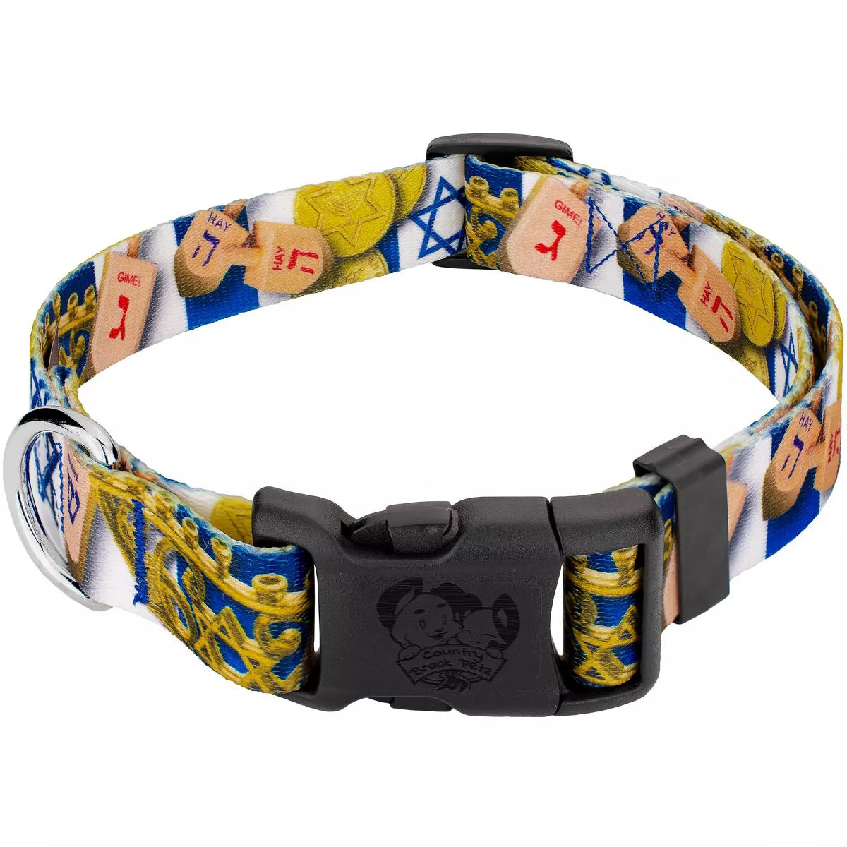 Country Brook Petz Deluxe Dog Collar - Christmas Collection - Made in the U.S.A.