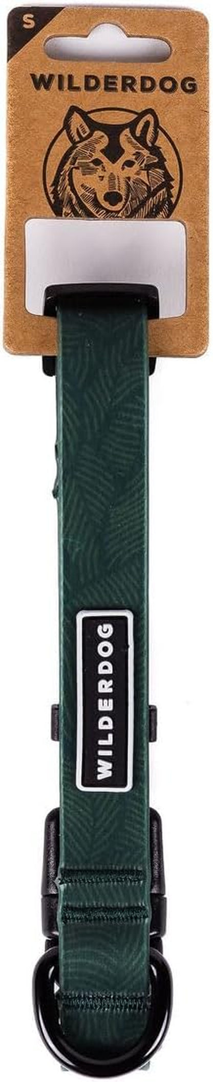 Waterproof Dog Collar - Repels Water & Dirt - Medium 13"-18" - Olive