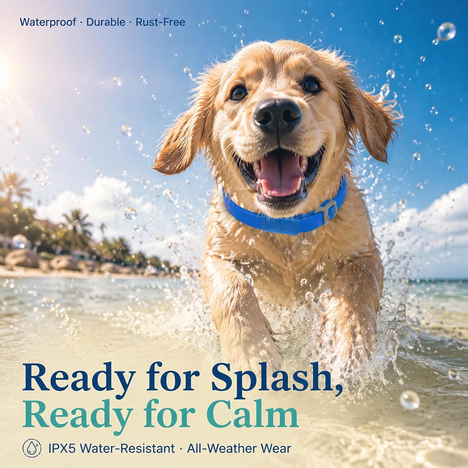 Calming Collars for Dogs - Adjustable Pheromone Therapy for All Sizes to Soothe and Relax Your Pet