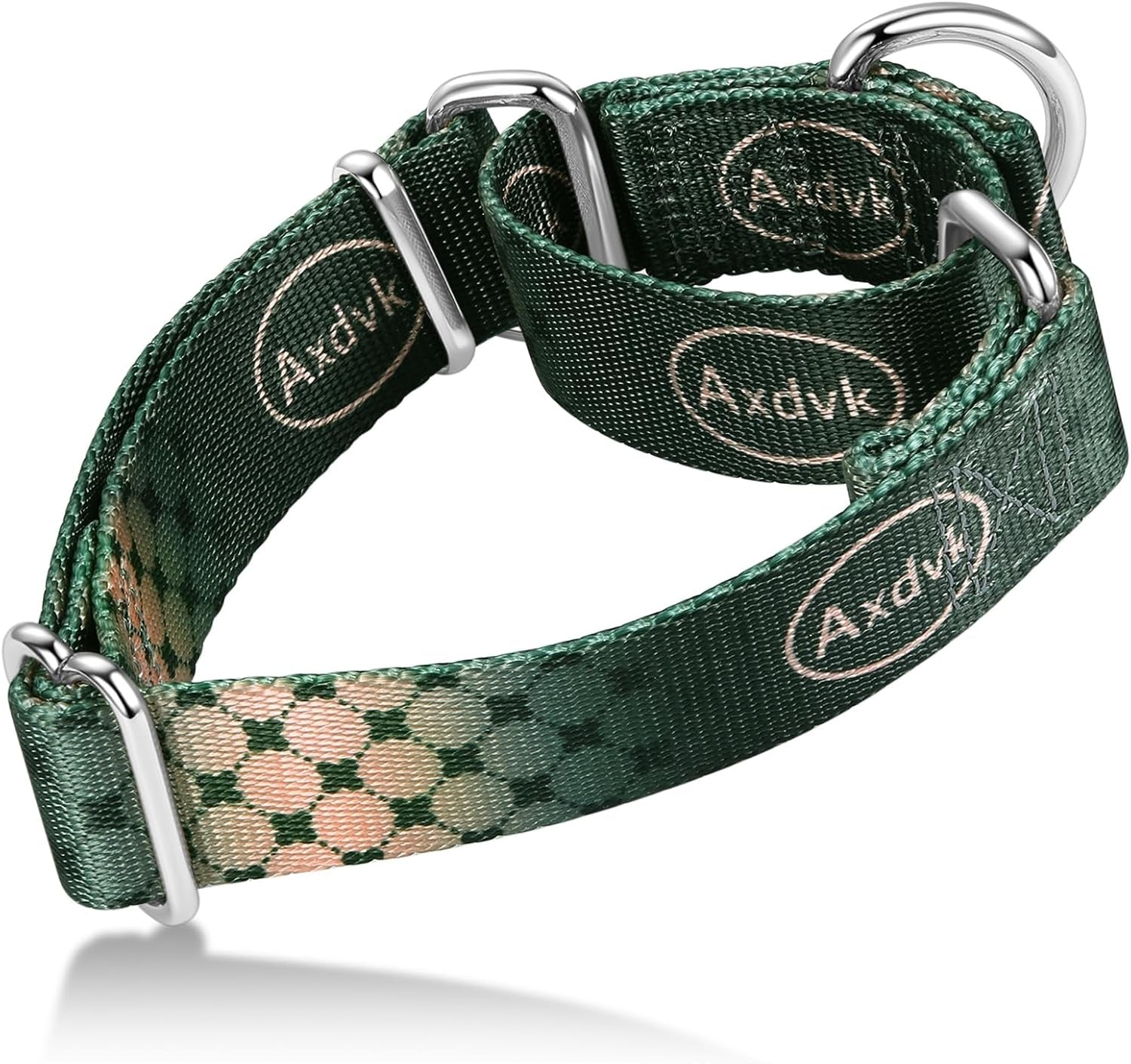 Martingale Dog Collar Colorful Gradient Fashionable - Anti-Escape Soft Durable Pets Collar for Walking Training Outdoor Daily Use -Medium,Turquoise Gradient
