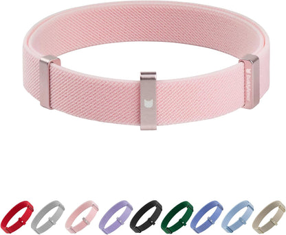 Safety Cat Collar - U.S. IDA Gold Awarding Design, Stretch Elastic Quick Release, Non Breakaway - Light Weight for Kitten, Neck Fit 5.9'-11.8' for All Small Large Cat,S(Cocoa)