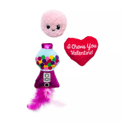 Quirky Kitty I Chews You Plush Cat Toy