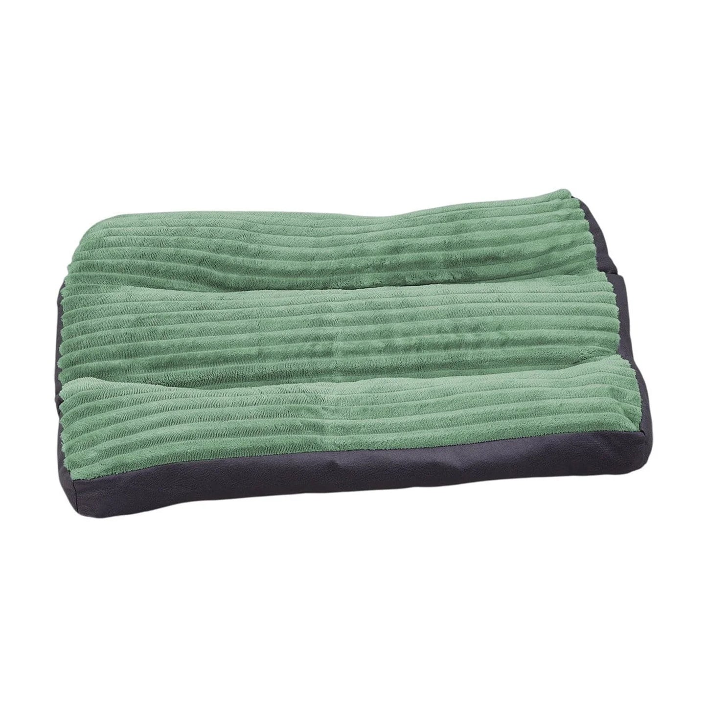 Dog Bed Washable with Removable Cover Waterproof, Soft Flannel Dog Crate Beds for Large Medium Small Dogs Cats, Non-Slip Pet Beds Kennel Pad 23.6 Inch X 18.5 Inch
