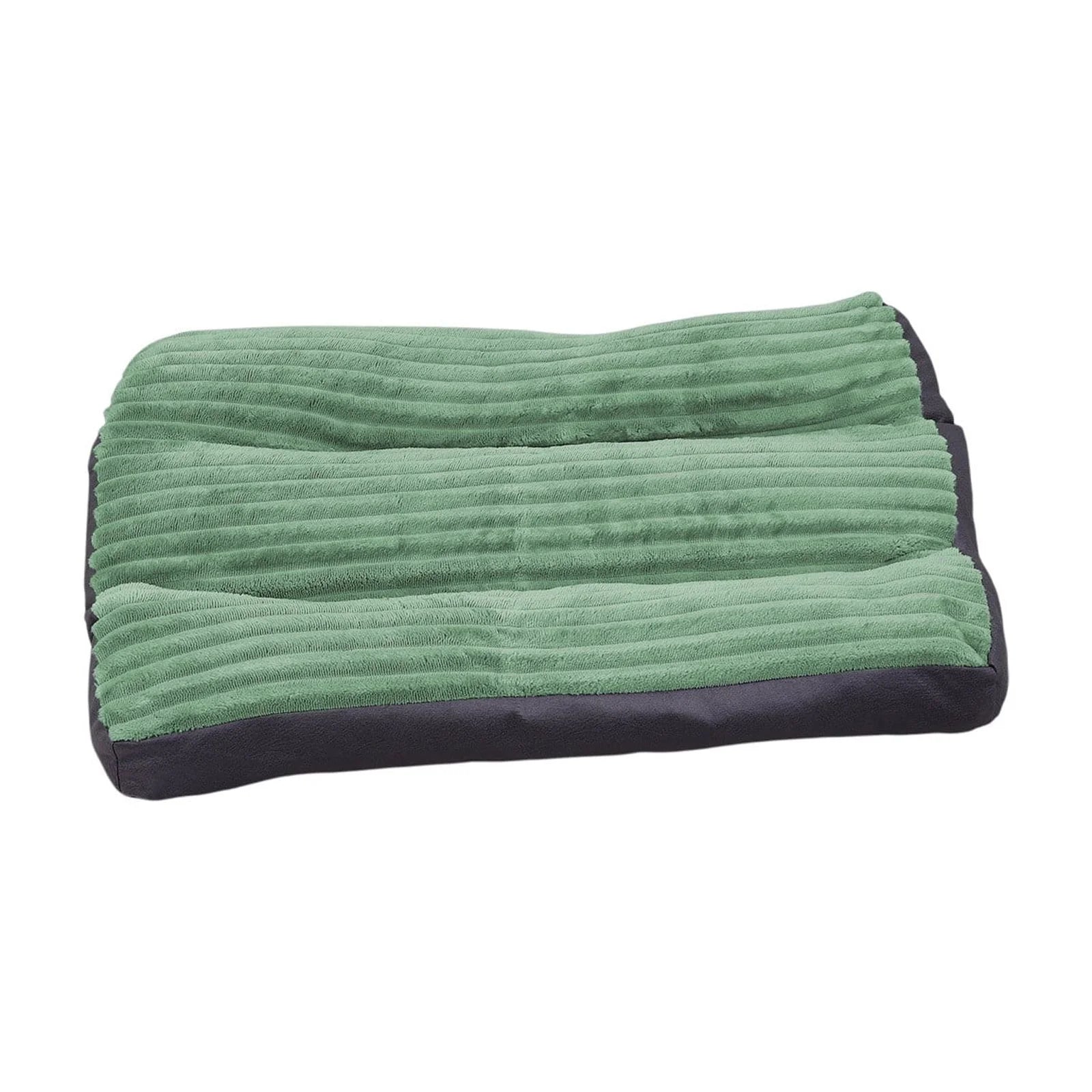 Dog Bed Washable with Removable Cover Waterproof, Soft Flannel Dog Crate Beds for Large Medium Small Dogs Cats, Non-Slip Pet Beds Kennel Pad 23.6 Inch X 18.5 Inch