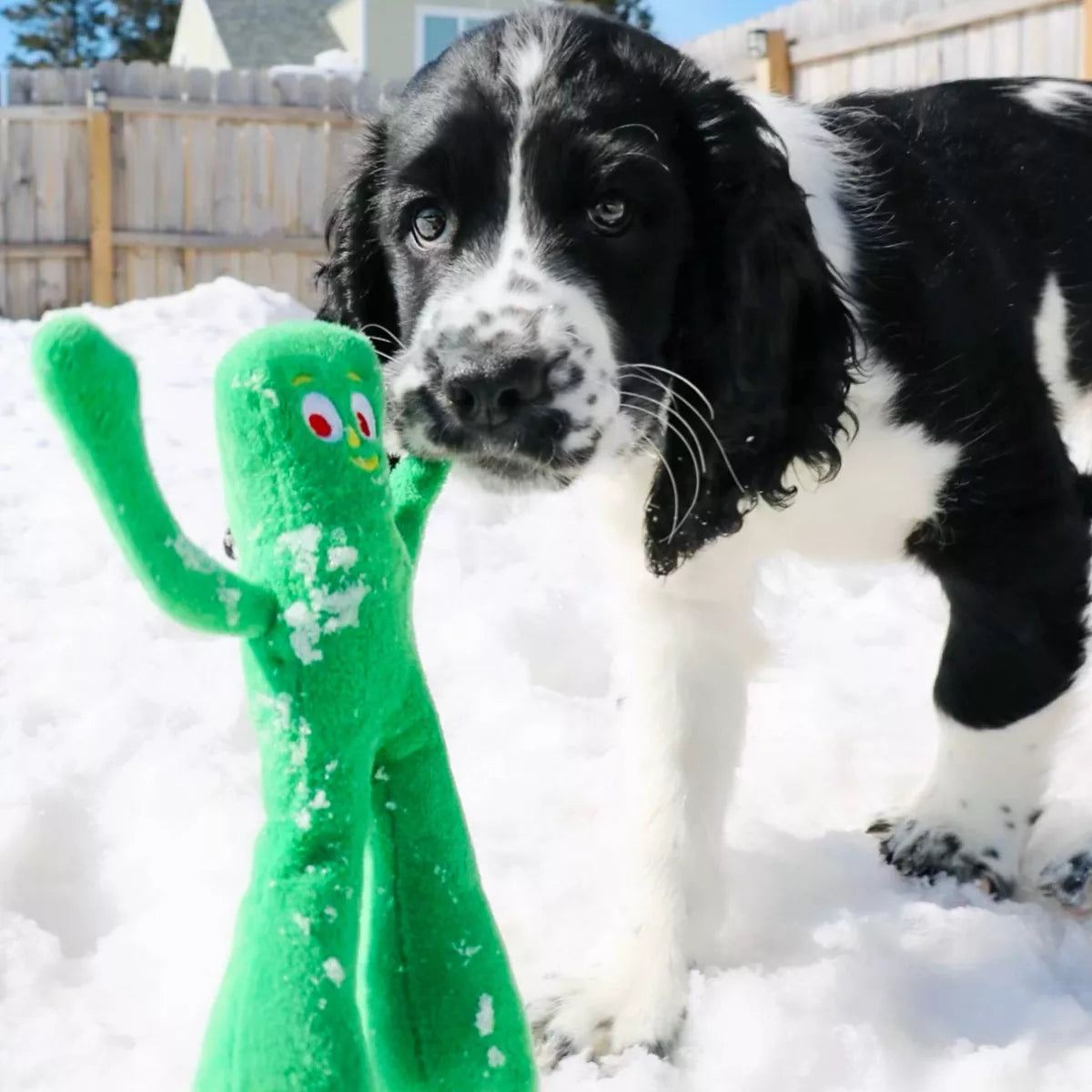 Multipet Gumby Plush Dog Toy - 9"