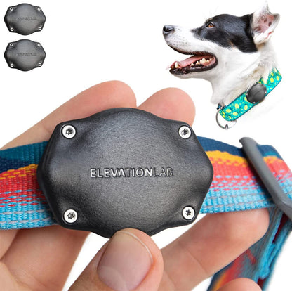 Airtag Dog Collar Holder - Tagvault™ - Secure Thru-Mount, IP69 Waterproof, Doesn'T Dangle, Fits All Width Collars