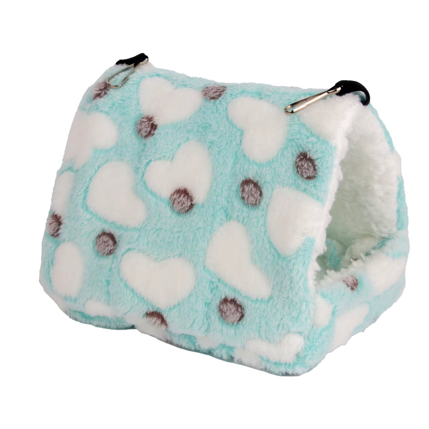 Hamster House Warm Soft Beds and Houses Rodent Cage Printed Hammock for Rats Cotton Guinea Pig Accessories Small Animals 햄스터
