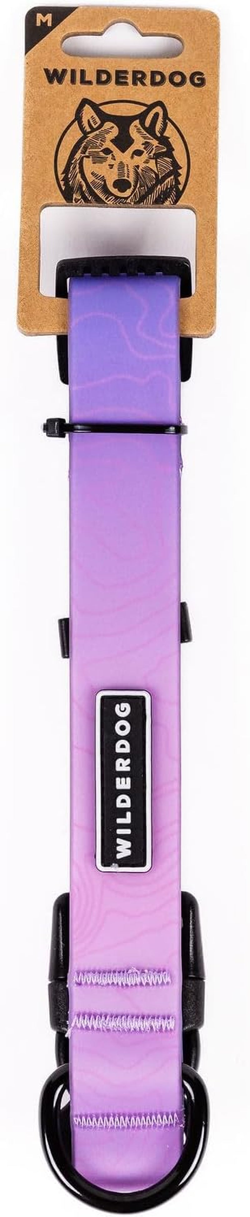 Waterproof Dog Collar - Repels Water & Dirt - Medium 13"-18" - Olive