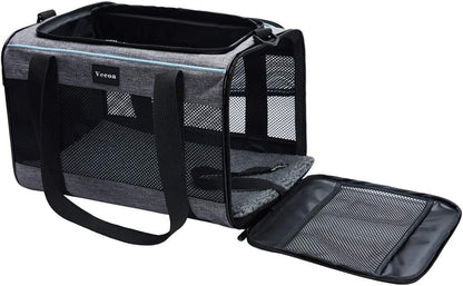 19X12X12 Inches Cat, Dog Carrier for Pets up to 22 Lbs, Soft-Sided Cat Bag Animal Carriers Travel Puppy Carry as a Toy of Fabric Pet Home