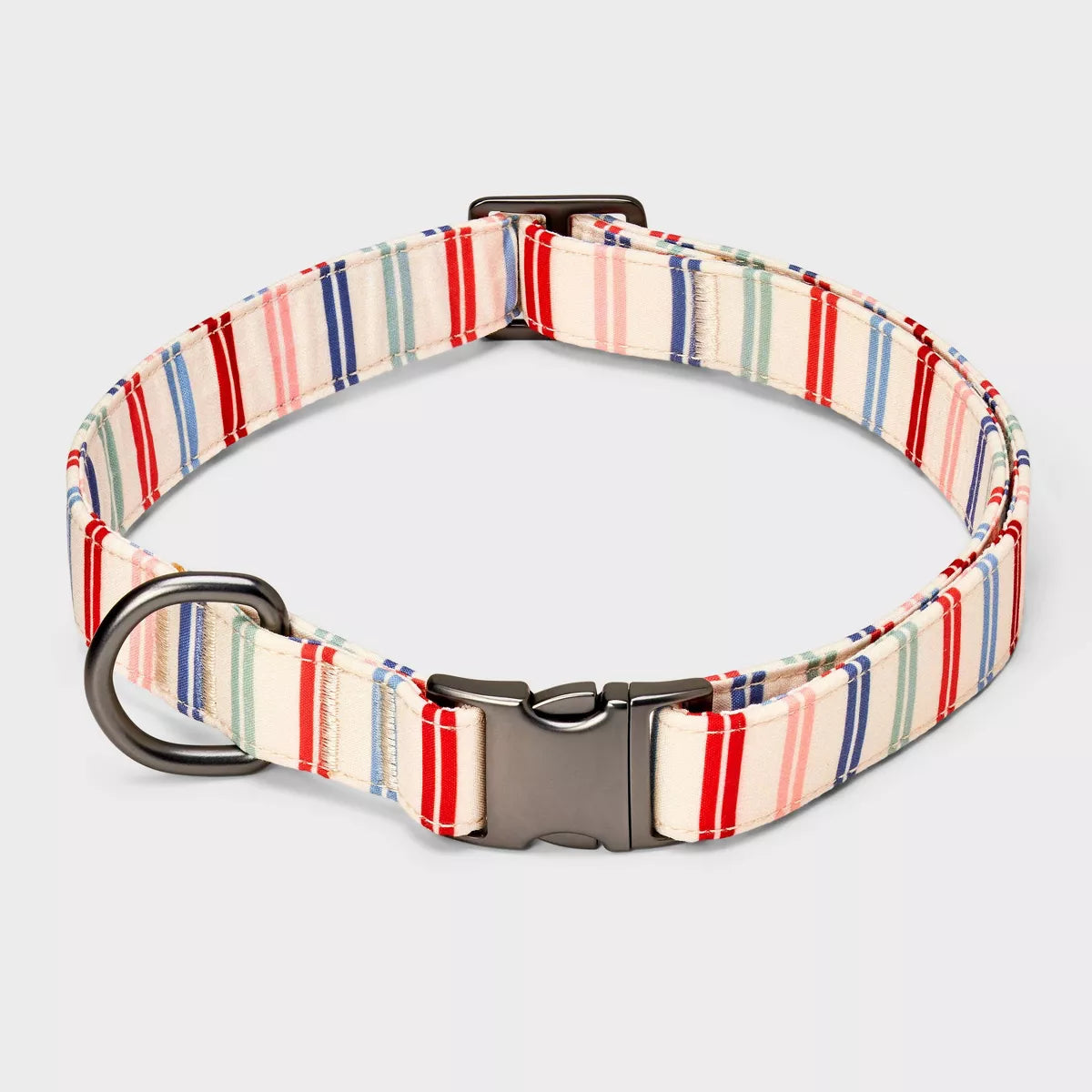 Multi Stripe Fashion Adjustable Length and Reinforced Stitching Dog Collar - Boots & Barkley