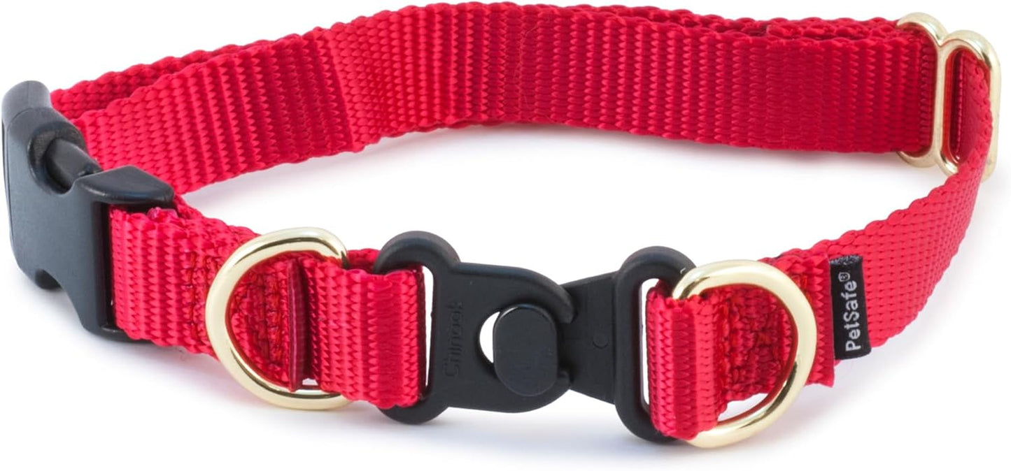 Keepsafe Collar for Dogs - Protects against Collar Accidents - Long Lasting - Durable - Adjustable - Breakaway - Outdoor-Safe - Large - 1 In. Wide - Black