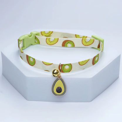 New Kawaii Cat Collar with Bell Cute Necklace for Small Dog Pet Flower Necklace Adjustable Kitten Neck Collar Cat Accessories