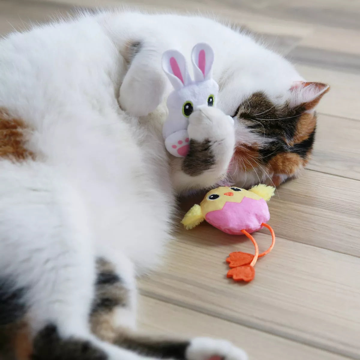 Quirky Kitty Runaway Egg Cat Plush Toy