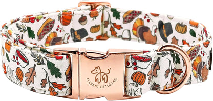 Dog Collar, Sunflower Pattern Pet Collar Durable Cute Dog Collars Summer Fall Female Pet Gift Adjustable Dog Collar for Medium Dogs