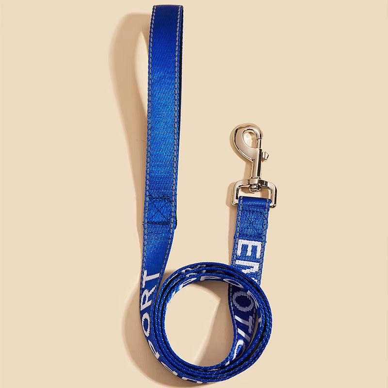 2.5*120Cm Service Dog Leash with Neoprene Handle, Animal Support, Embroidery Letter, Reflective Dog Lead