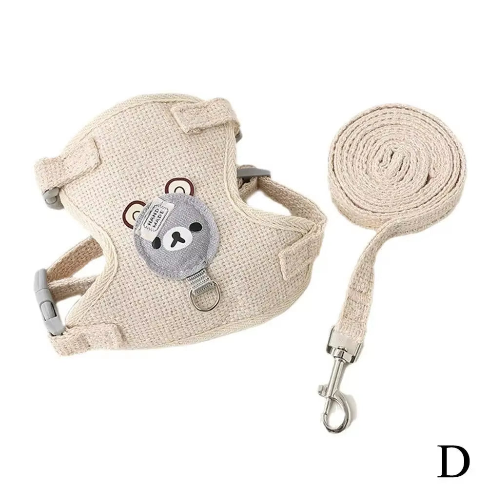 Kittens Harness Pet Collar Supplies for Cats Small Breeds Products Pets Collars Kitten Products Pet Puppy Harness Things