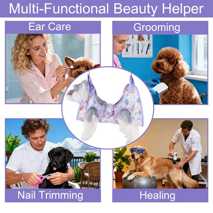 1PC Pet Grooming Hammock Dog Grooming Sling for Nail Clipping and Dog Bathing Use - Adjustable Sling for Dogs and Cats