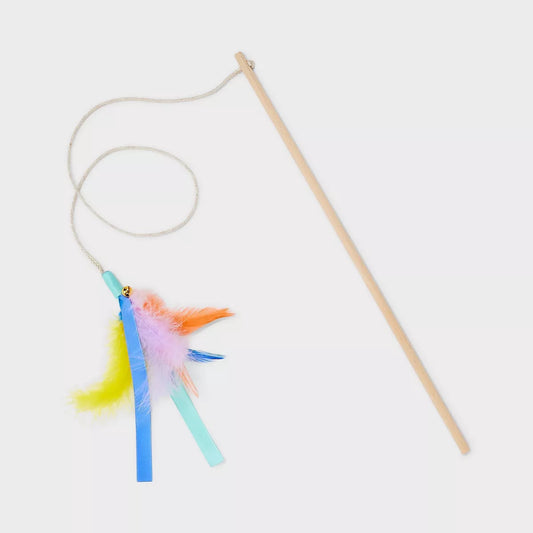 15.6" Feather Wand Cat Toy - Boots & Barkley™