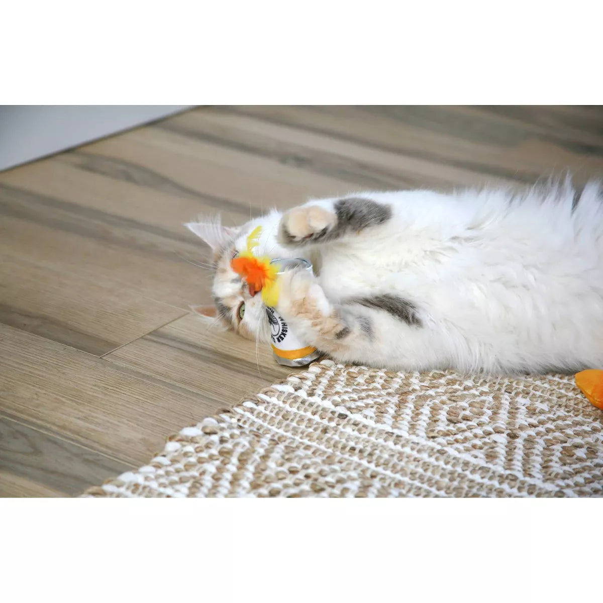 Quirky Kitty Whisker Claw Cat Plush Toy