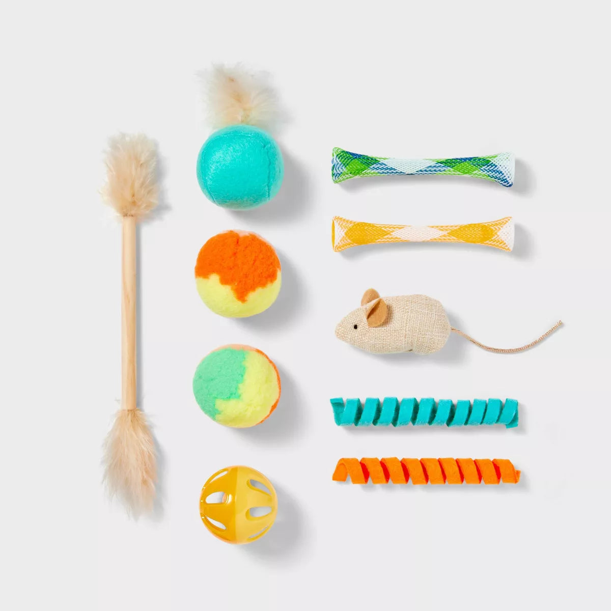 Multi Cat Toy Set - 10Pk - Boots & Barkley™