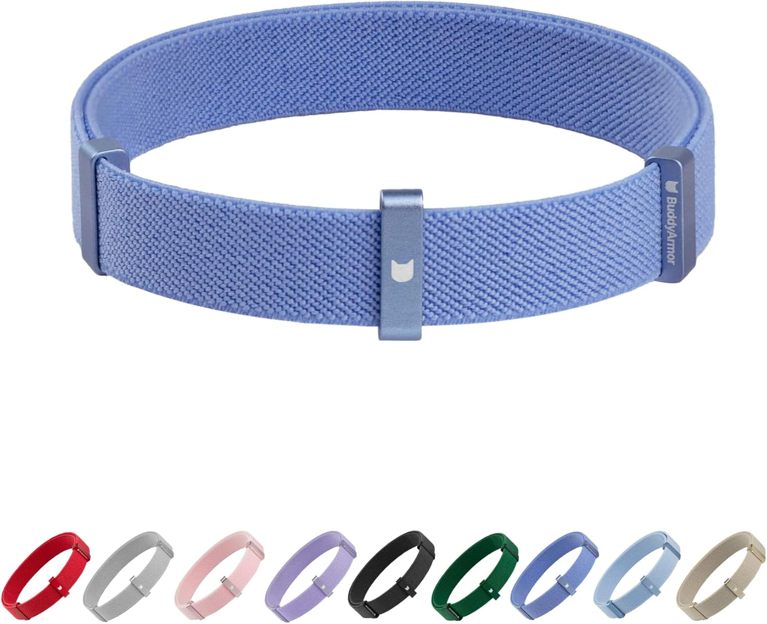 Safety Cat Collar - U.S. IDA Gold Awarding Design, Stretch Elastic Quick Release, Non Breakaway - Light Weight for Kitten, Neck Fit 5.9'-11.8' for All Small Large Cat,S(Cocoa)