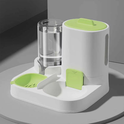 Feeder - Dual-Purpose Drinking and Feeding Unit - Convenient, Simple, Large Capacity -Suitable for Small and Medium Dogs and Cat