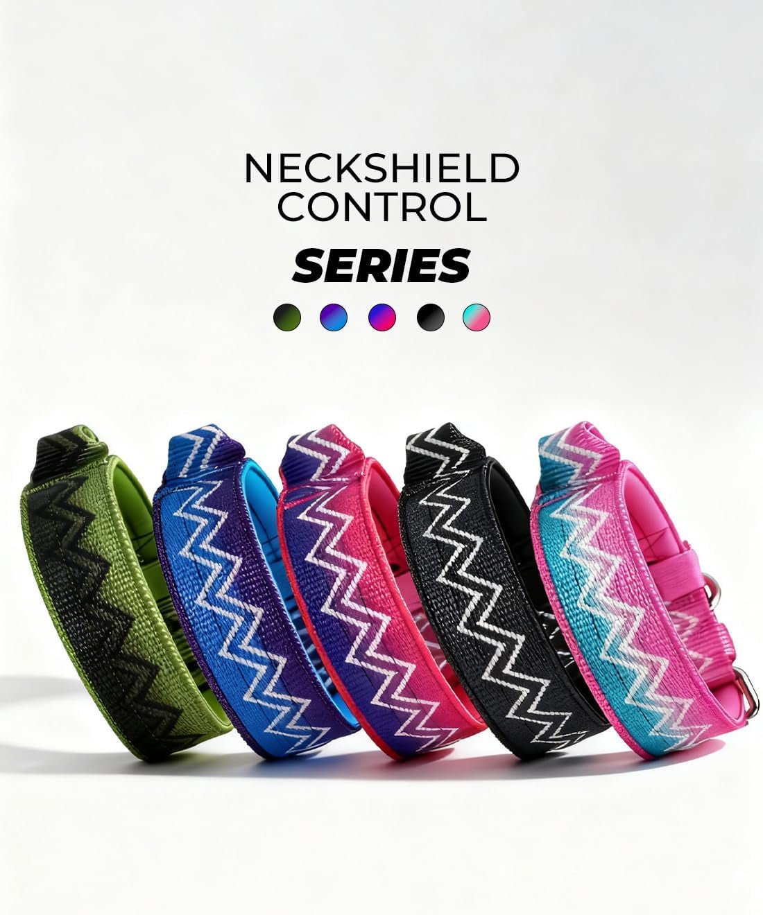 Neckshield Control Dog Collar for Large Dogs-2 Inches Wide with Pressure-Relief Padding, Professional Protection for Large & Giant Breeds, Jungle Night L