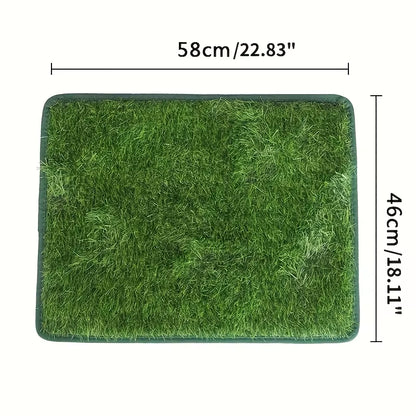 Simulation Lawn Dog Toilet Training Mat Washable Pet Urine Mat Dog Toilet Replacement Pad Eco-Friendly Non-Slip Pet Accessory