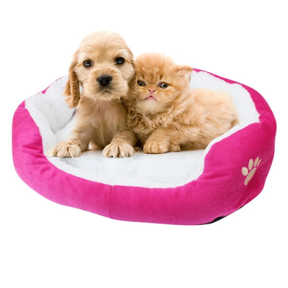 Pet Bed, Self-Warming Indoor Puppy Cushion Doghouse Soft Fleece Pet Dog Cat Bed Indoor Pillow Cuddler for Small Dogs and Cats (19.68*15.75In)