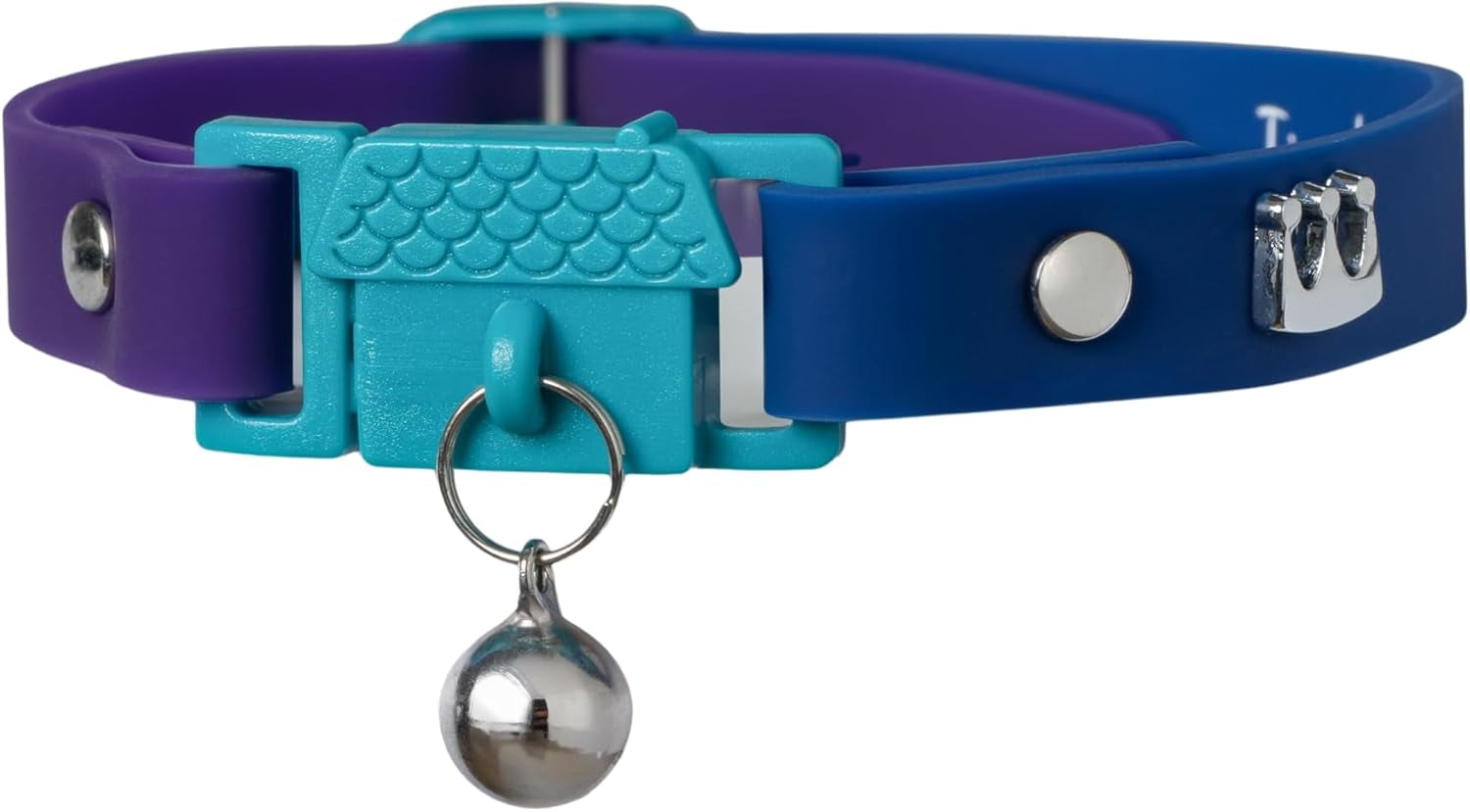 Tangerine Cat Collar with Bell. Breakaway Collar. Won'T Rub Fur. Lightweight, Soft & Comfy