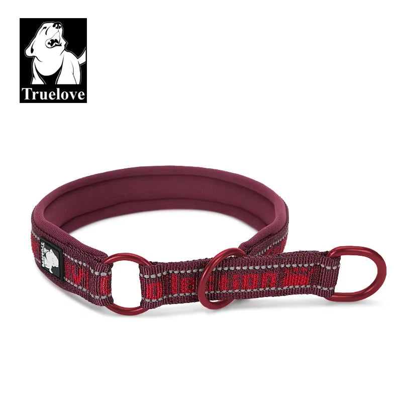 P-Chain Nylon Pet Collar Adjustable Reflective SBR Neoprene Pull-Resistant Explosion-Proof Dog and Cat Travel TLC5371