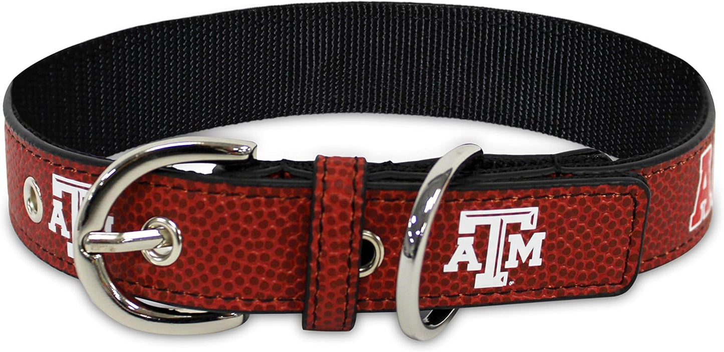 Best Dog Collar. New NCAA Signature PRO Pvc-Leather Premium PET Collars. Extra Tough & Durable! Super Stylish! 50+ Football Teams, 3
