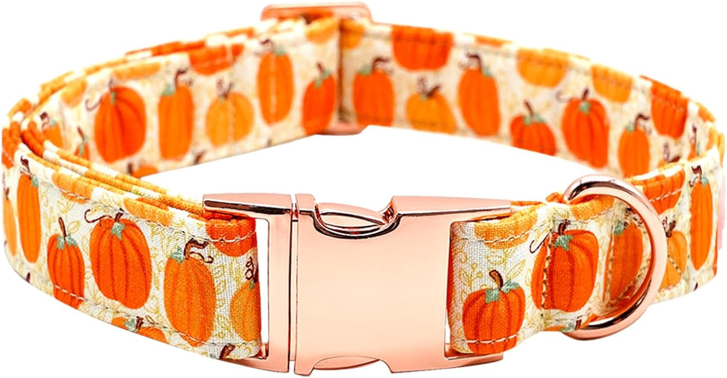 Dog Collars, Plaid Print Pet Collar Durable Metal Collar Soft Girl Boy Dog Collars Adjustable Dog Collar for Large Dogs