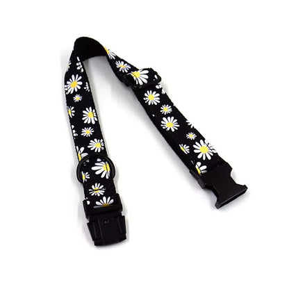 Trendy Products 2024 Spring and Summer Fashion Print Dog Cooling Collar Training Collar Adjustable Dog Polyester Dog Collar