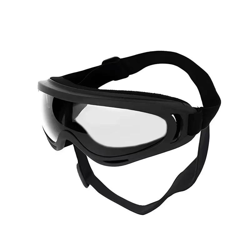 Pet Goggles Adjustable anti UV Glare Windproof Sunglasses for Dogs Outdoor Hiking Running Beach All Breeds Eye Protection Black